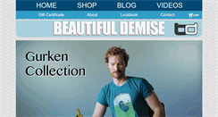 Desktop Screenshot of beautifuldemise.com
